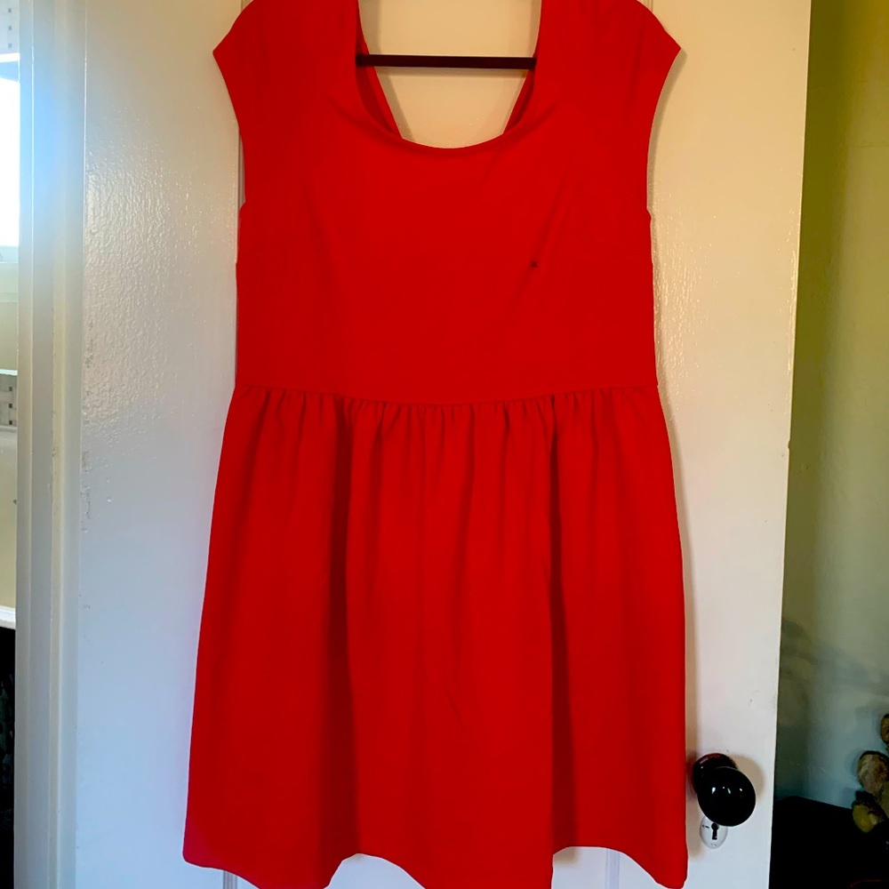 Bright red mini dress (NWT)